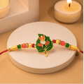 Tulsi Leaf Rakhi – Spiritual Designer Rakhi for Brother