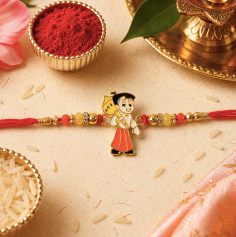 Chhota Bheem Beaded Rakhi – Cute Designer Cartoon Rakhi for Brother
