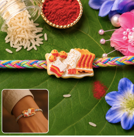 Designer Festive Rakhi – Stylish Dori Rakhi for Brother