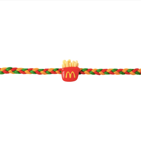 French Fries Charm Rakhi – Cute Designer Fries Rakhi for Brother