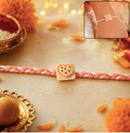 Heart Pizza Charm Rakhi – Cute Designer Heart Pizza Rakhi for Brother