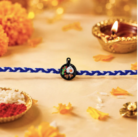 Mini Frying Pan Designer Rakhi – Cute Fancy Dori Rakhi for Brother