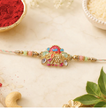 Colorful Elephant Beaded Rakhi – Cute Designer Rakhi for Brother