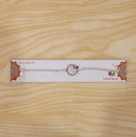 Shree Krishna Rakhi for Brother – Designer Traditional Rakhi for Raksha Bandhan