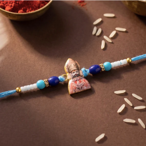 Khatu Shyam Ji Rakhi for Brother – Devotional Raksha Bandhan Rakhi with Traditional Design