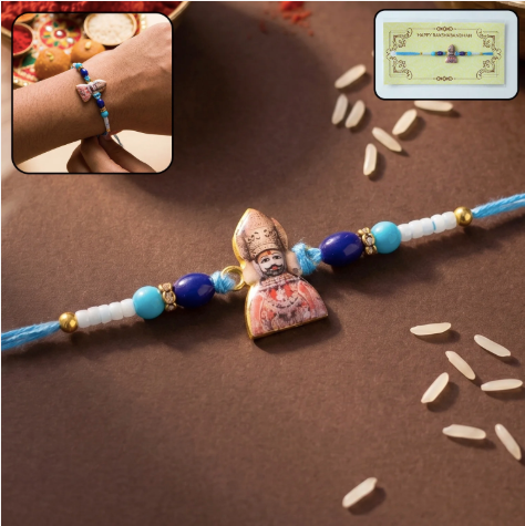 Khatu Shyam Ji Rakhi for Brother – Devotional Raksha Bandhan Rakhi with Traditional Design