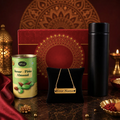 Personalized Bracelet Rakhi Gift Hamper with Chocolate & Bottle for Brother