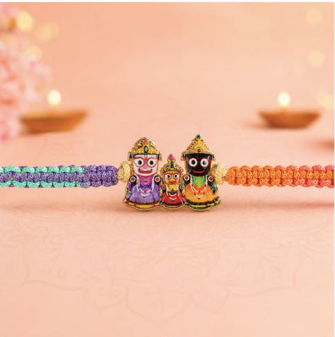 Premium Jagannath Rakhi – Traditional Designer Rakhi for Brother | Raksha Bandhan Special