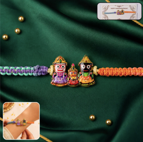 Premium Jagannath Rakhi – Traditional Designer Rakhi for Brother | Raksha Bandhan Special