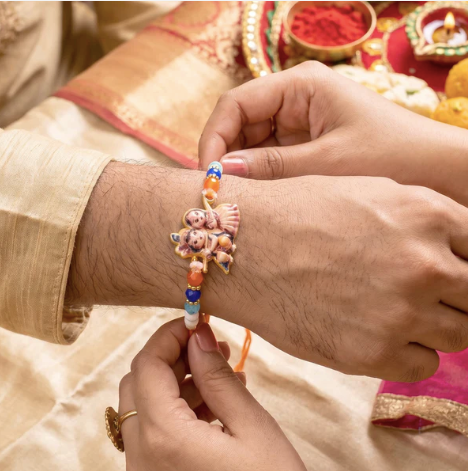 Radha Krishna Rakhi for Brother – Designer Divine Rakhi for Raksha Bandhan