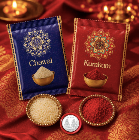 Ganesha Rakhi Gift Combo with Vacuum Water Bottle 550ml | Raksha Bandhan