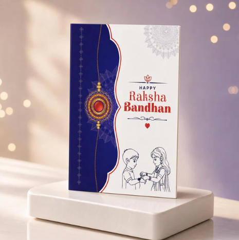 Kids Rakhi Gift Combo with Strawberry Biscuit 60g | Raksha Bandhan