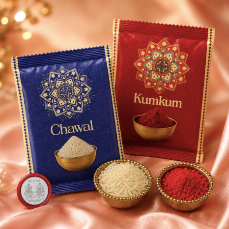 OM Rakhi Gift Combo with Travel Tumbler 1800ml | Raksha Bandhan