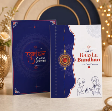 OM Ganesha Rakhi Gift Combo with Decorated Pooja Thali | Raksha Bandhan