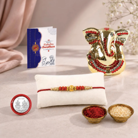 Rakhi Gift Combo with Ganesh Idol | Raksha Bandhan