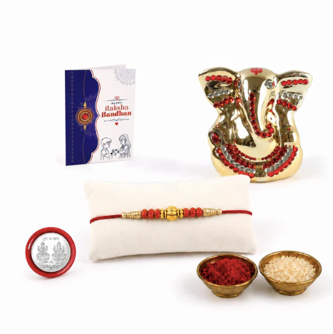 Rakhi Gift Combo with Ganesh Idol | Raksha Bandhan